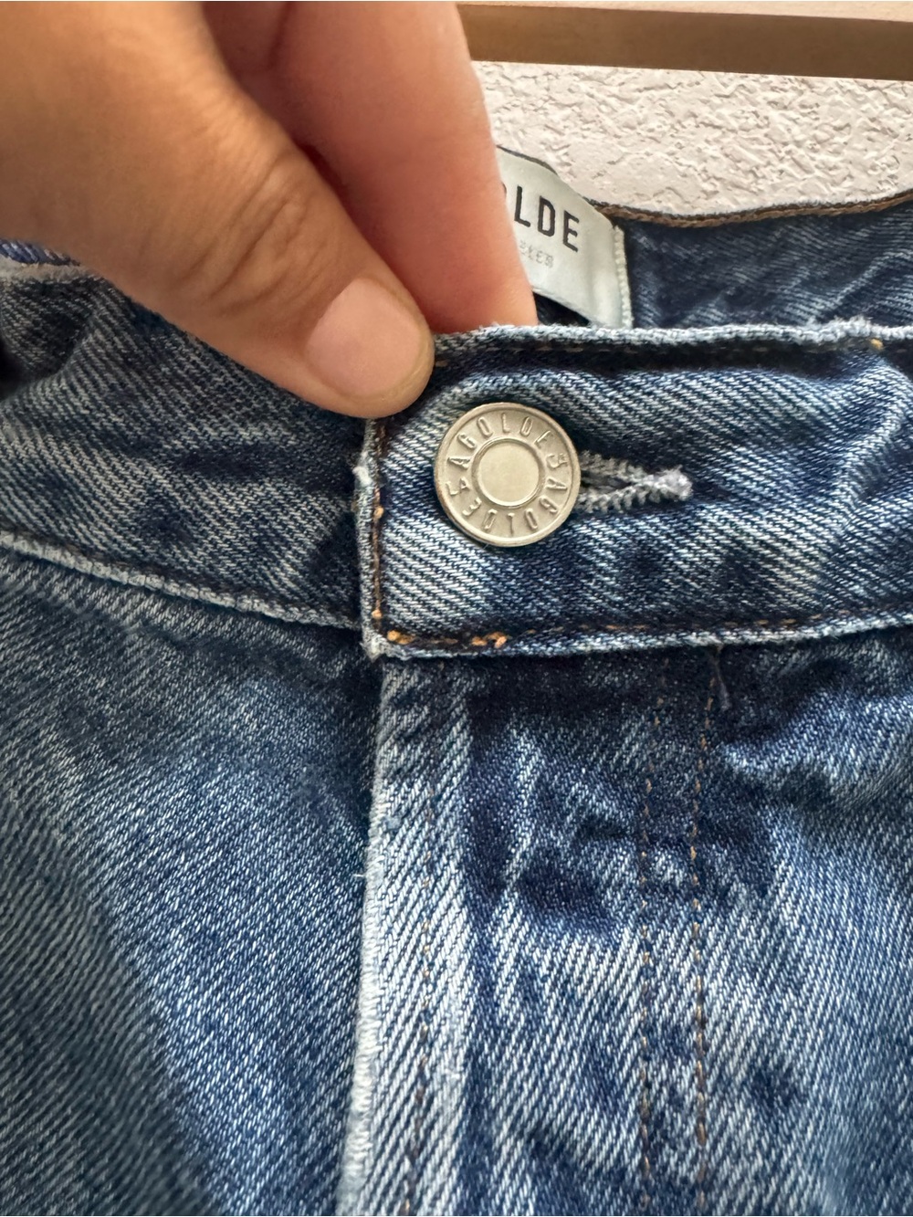 AGOLDE High-Rise Straight Leg Jeans - Light Blue Wash - Picture 8 of 12